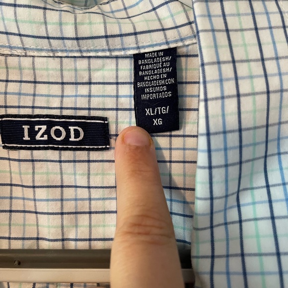 Izod cotton button up - Picture 2 of 3